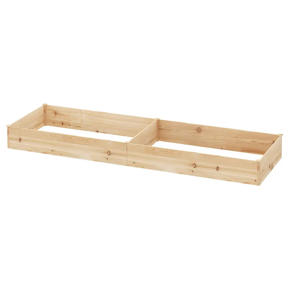 Greenfingers Garden Bed 150x90x30cm Wooden Planter Box Raised Container Growing - Home & Garden > Garden Beds