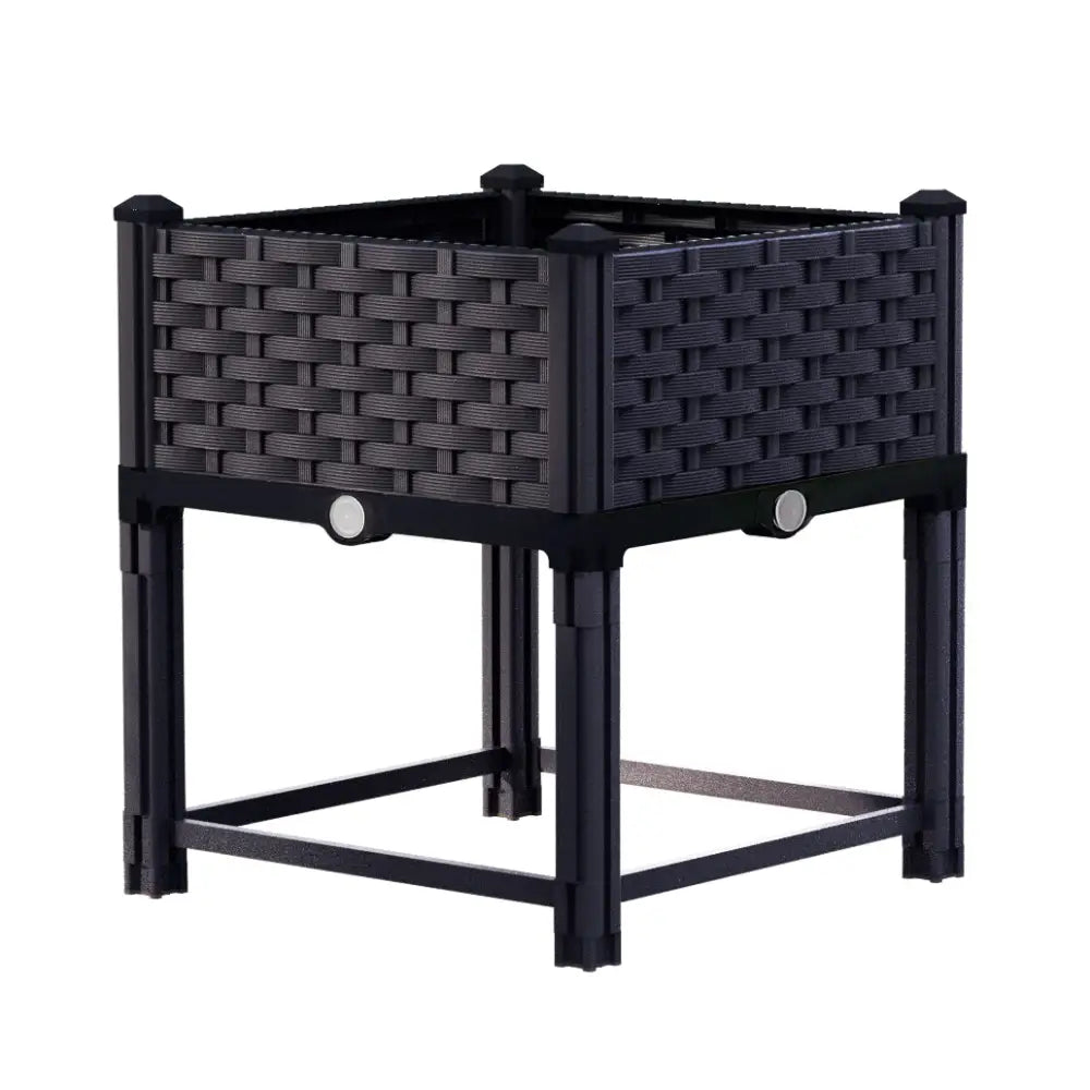 Greenfingers Garden Bed 40x40x23cm PP Planter Box Raised Container Growing Herb - Home & Garden > Garden Beds