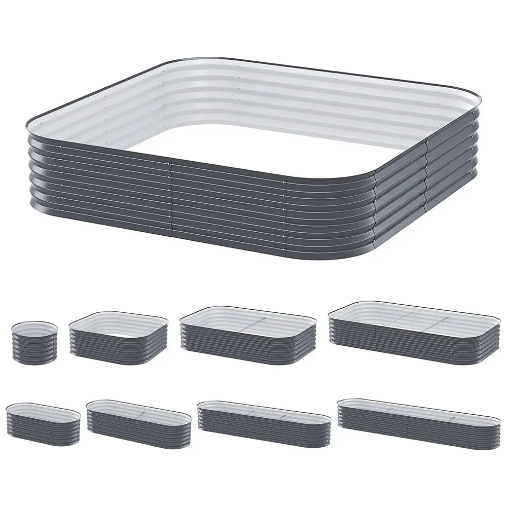 Greenfingers Garden Bed 9 In 1 Modular Planter Box 40CM height - Home & Garden > Shading