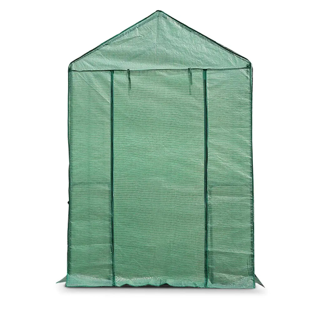 Greenfingers Greenhouse 1.2x1.9x1.9M Walk in Green House Tunnel Plant Garden Shed 4 Shelves - Home & Garden >