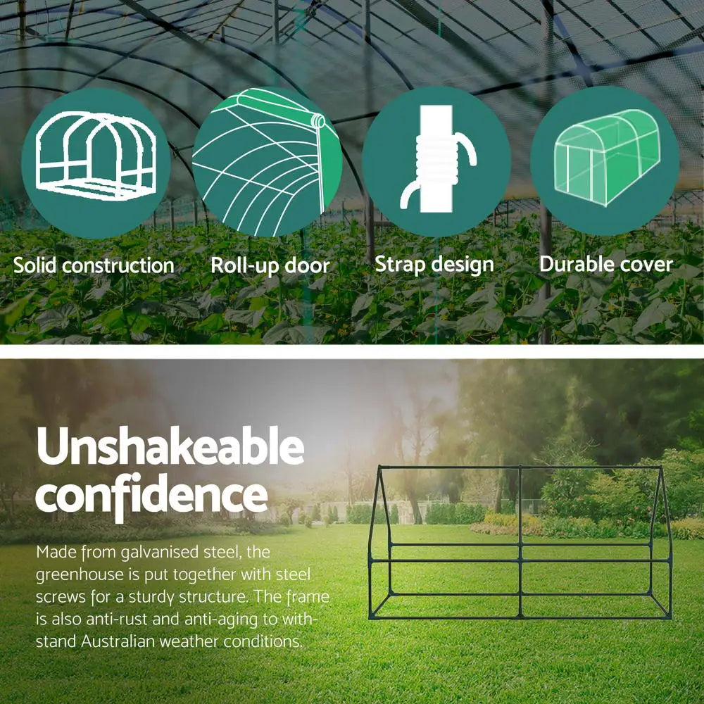 Greenfingers Greenhouse 1.8x0.9x0.9M Mini Green House Raised Garden Bed Planter Box - Home & Garden > Greenhouses >