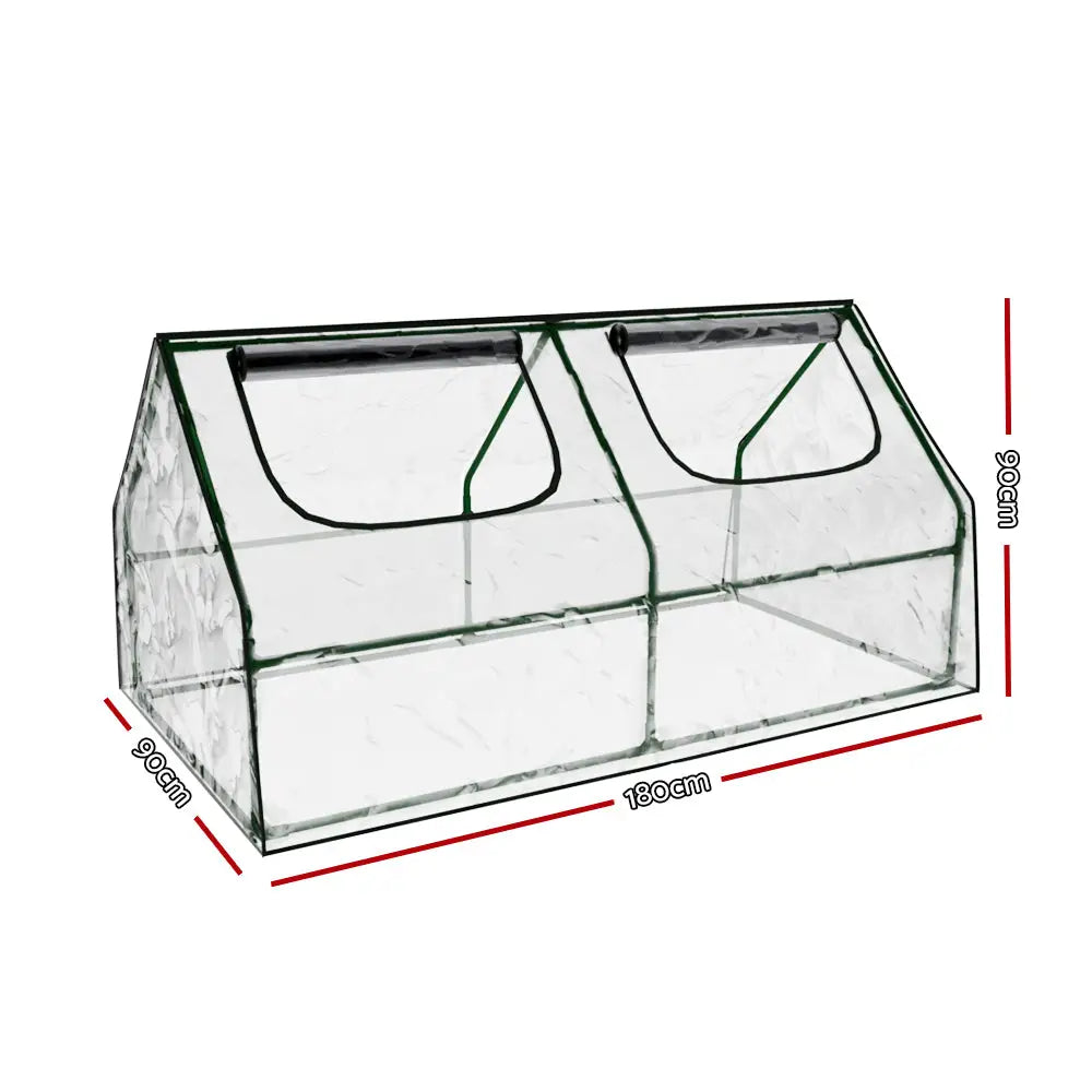 Greenfingers Greenhouse 1.8x0.9x0.9M Mini Green House Raised Garden Bed Planter Box - Home & Garden > Greenhouses >
