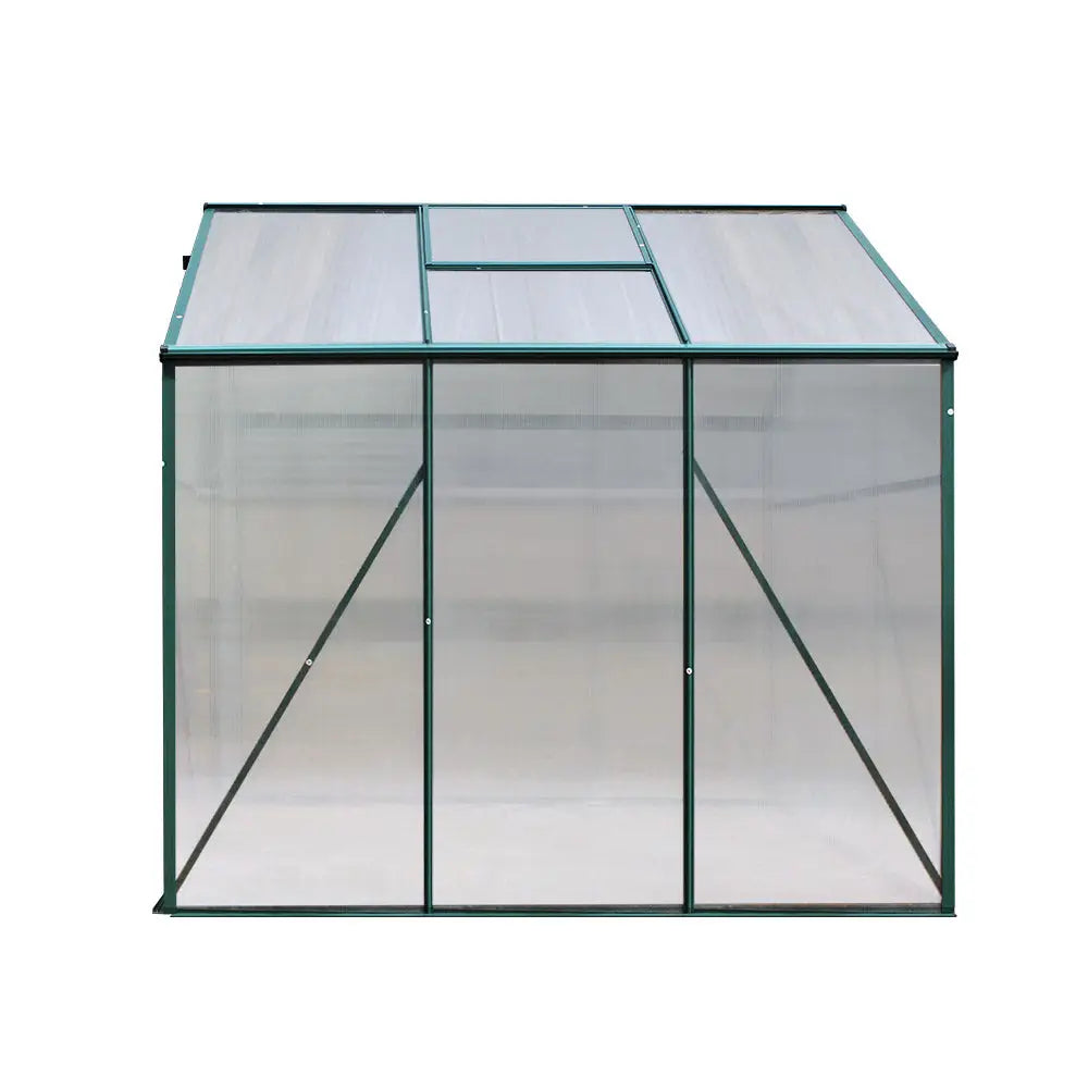 Greenfingers Greenhouse 1.9x1.9x1.83M Aluminium Polycarbonate Green House Garden Shed - Home & Garden > Green Houses