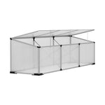 Greenfingers Greenhouse 180x50x50CM Cold Frame Plant Grow Aluminium Polycarbonate Green House - Home & Garden >