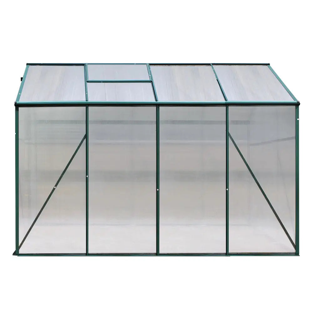 Greenfingers Greenhouse 2.52x1.9x1.83M Aluminium Polycarbonate Green House Garden Shed - Home & Garden > Green Houses