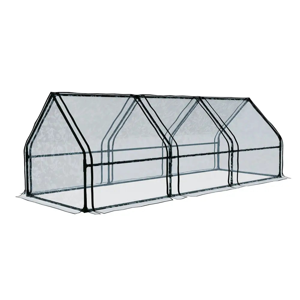 Greenfingers Greenhouse 2.7x0.9x0.9M Mini Green House Raised Garden Bed Planter Box - Home & Garden > Green Houses