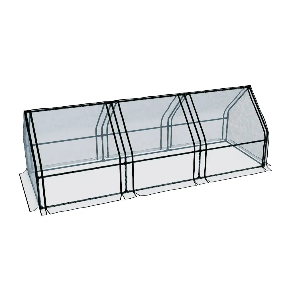 Greenfingers Greenhouse 2.7x0.9x0.9M Mini Green House Raised Garden Bed Planter Box - Home & Garden > Green Houses