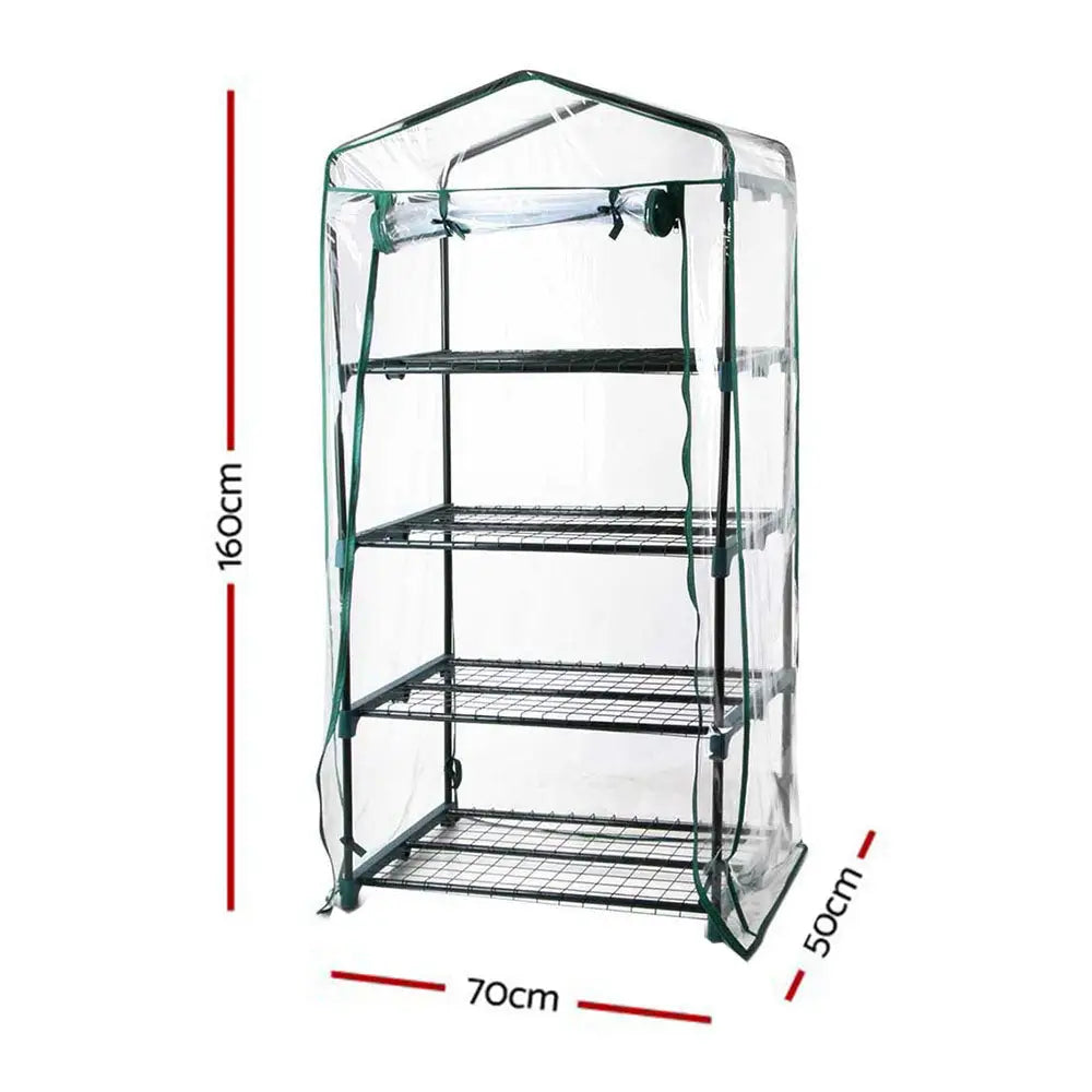 Greenfingers Greenhouse 4 Tiers Mini Green House Garden Bed Planter Box 1.6x0.7x0.5M - Home & Garden > Green Houses