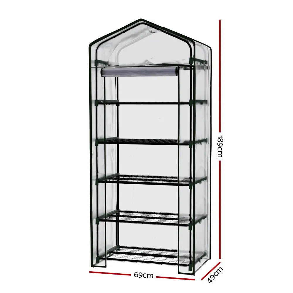 Greenfingers Greenhouse 5 Tiers Mini Green House Garden Bed Planter Box 1.9x0.7x0.5M - Home & Garden > Greenhouses >