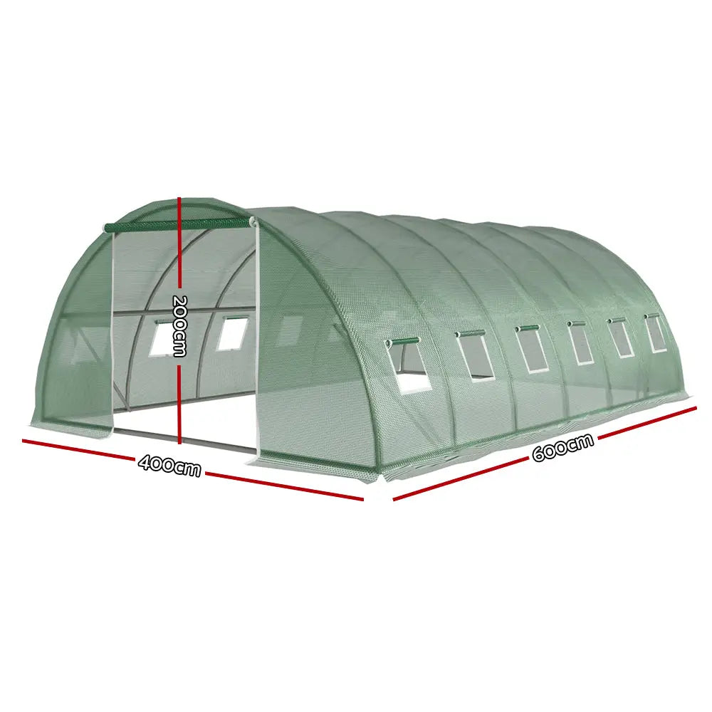 Greenfingers Greenhouse 6x4x2M Walk in Green House Tunnel Plant Garden Shed Dome - Home & Garden > Green Houses