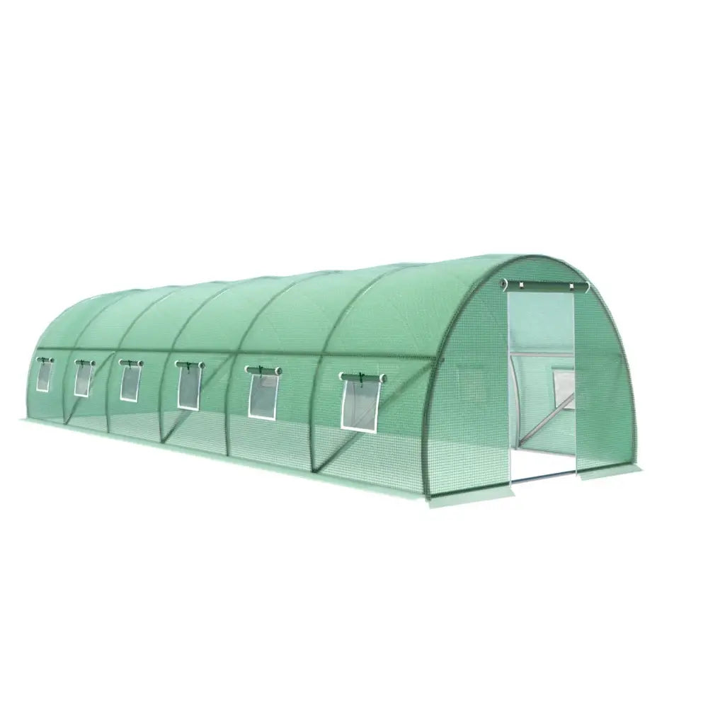 Greenfingers Greenhouse Walk in Green House Tunnel Plant Garden Shed Dome 9x3x2M - Home & Garden > Greenhouses >