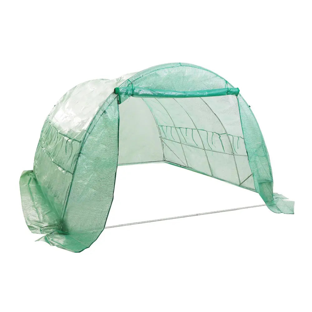 Greenhouse Walk-In Shed 4x3x2M PE Dome Hoop Tunnel Polytunnel - Home & Garden > Green Houses