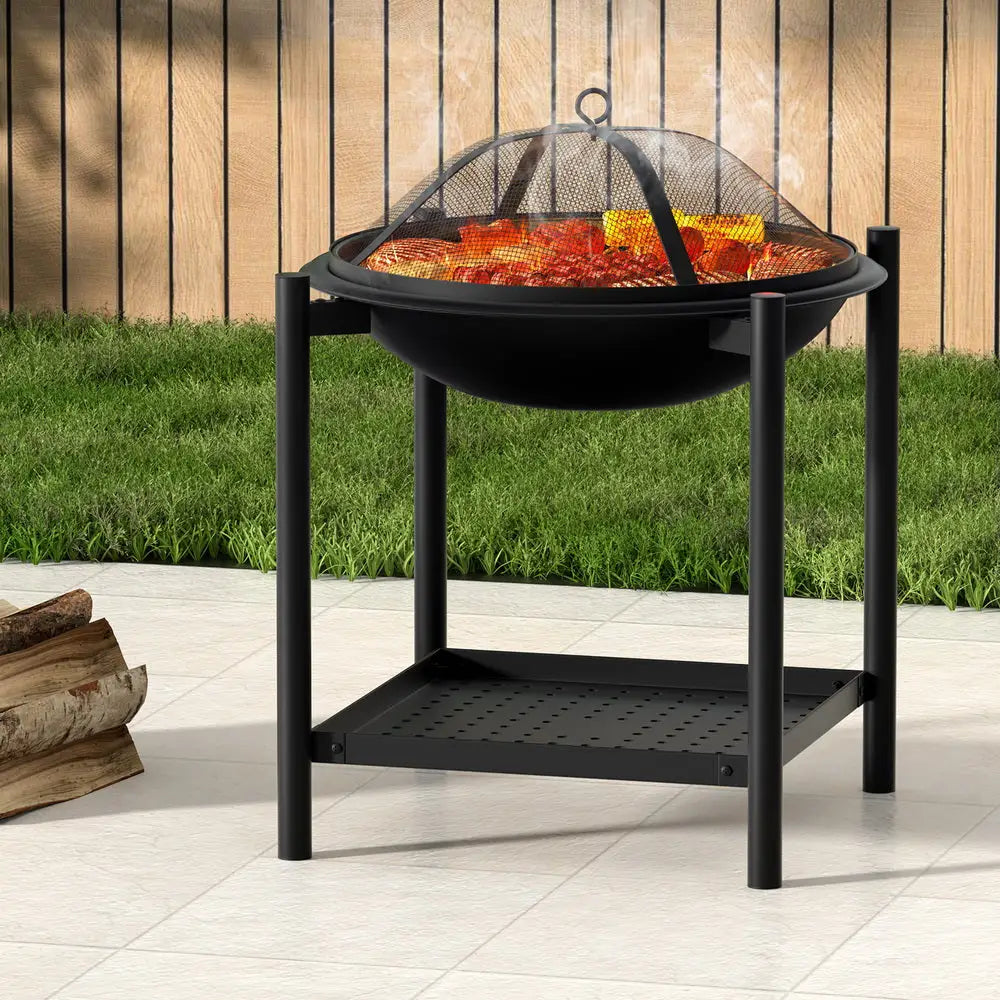 Grillz Fire Pit BBQ Grill 2-in-1 Outdoor - Home & Garden > BBQ > BBQ Tools