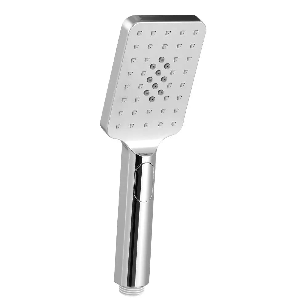 Handheld Shower Head 3.1’’ High Pressure 3 Spray Modes Square Chrome - Home & Garden > Bathroom Accessories >