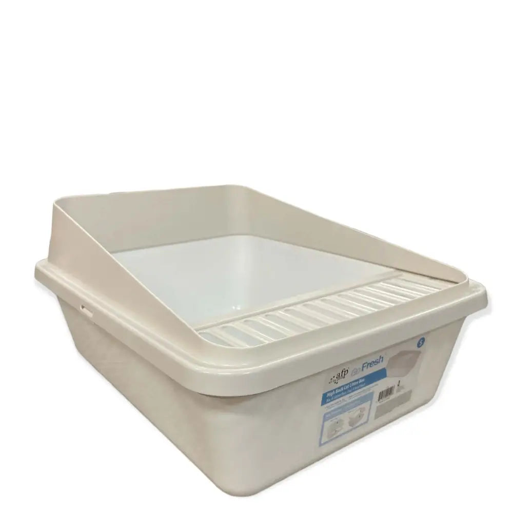High Back Cat Litter Tray Small - Pet Fresh Clean Kitten Toilet Box - Pet Care > Bird > Bird Cages & Stands