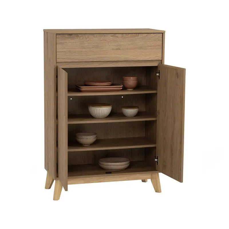 Hirado Sideboard Hallway Table Shoe Cabinet - Natural - Furniture > Living Room > Shoe Storage