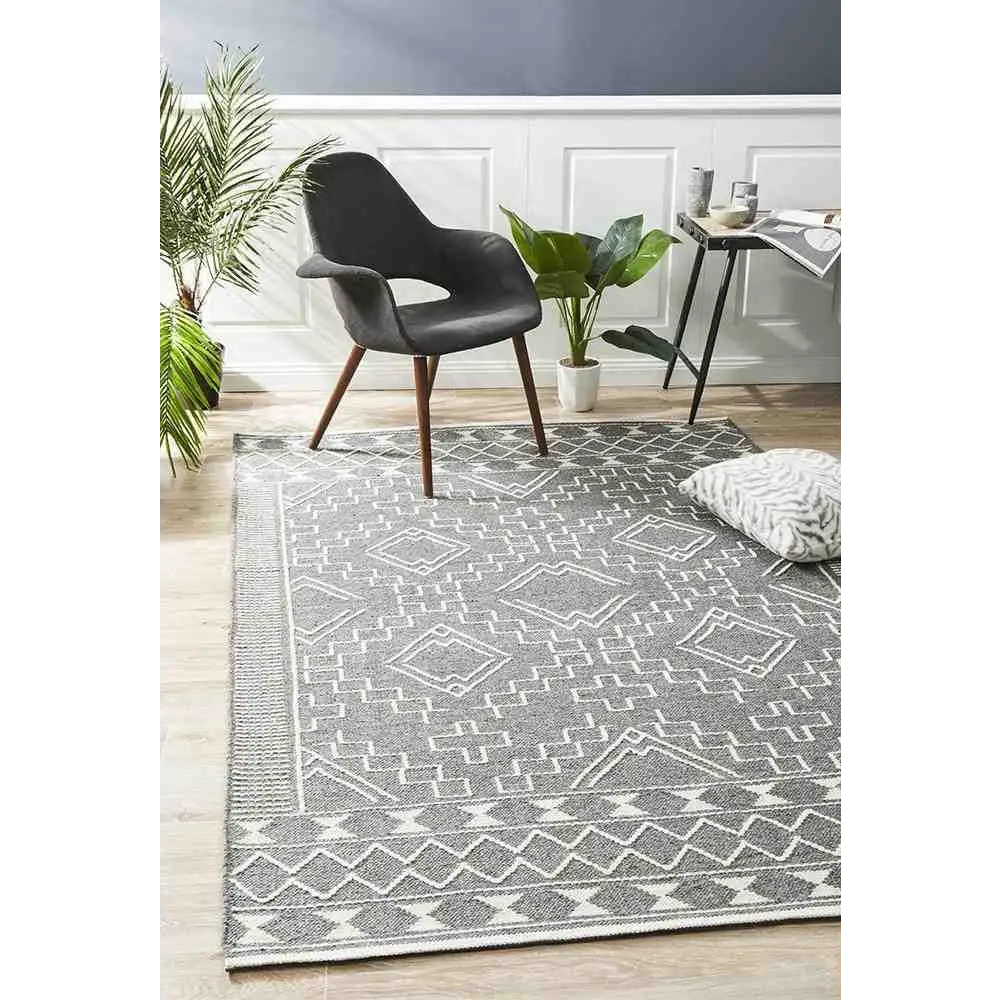 Hudson 802 Grey by Rug Culture - 280X190CM - RECTANGLE - Home & Garden > Rugs > Floor Rugs