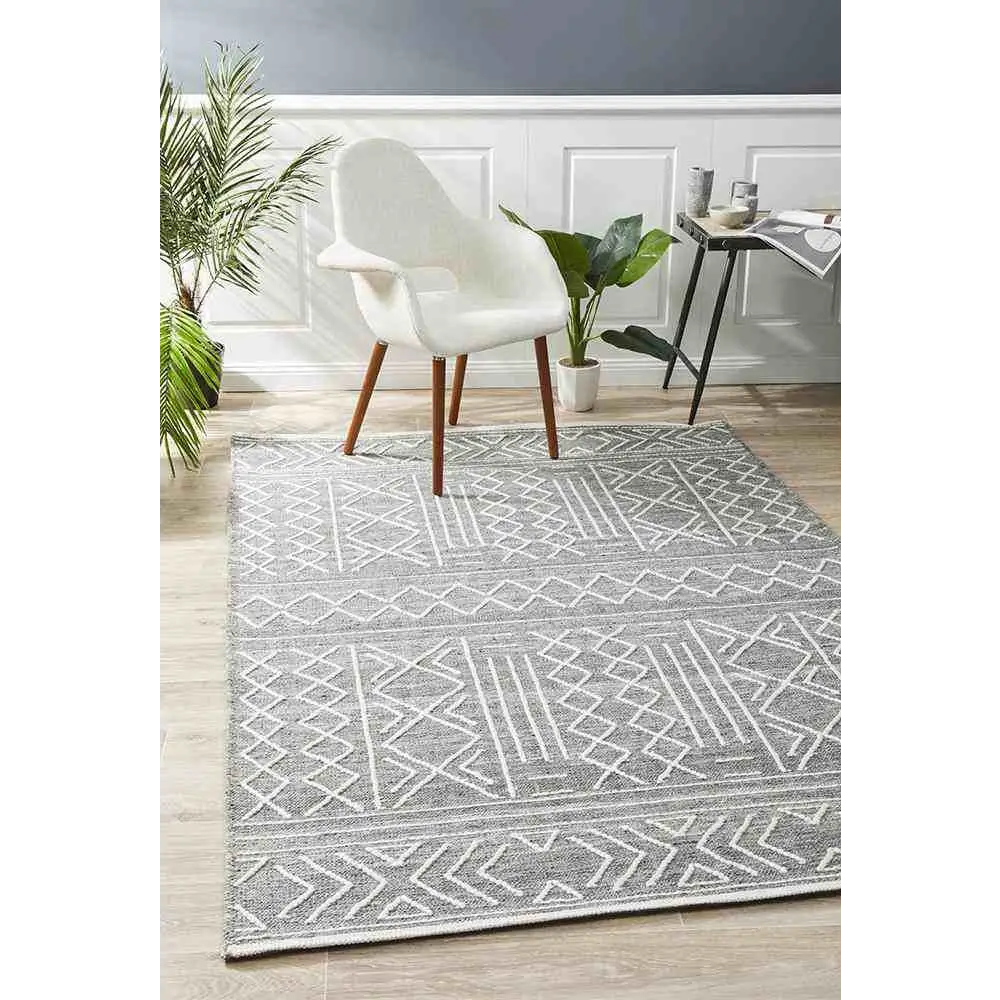 Hudson 807 Grey by Rug Culture - 225X155CM - RECTANGLE - Home & Garden > Rugs > Floor Rugs