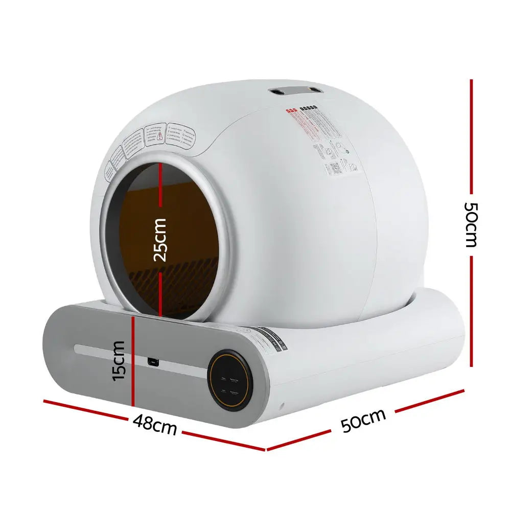 i.Pet Automatic Cat Litter Box Self-Cleaning Large Smart Toilet Tray App Control 9L - Pet Care > Cat Supplies > Cat