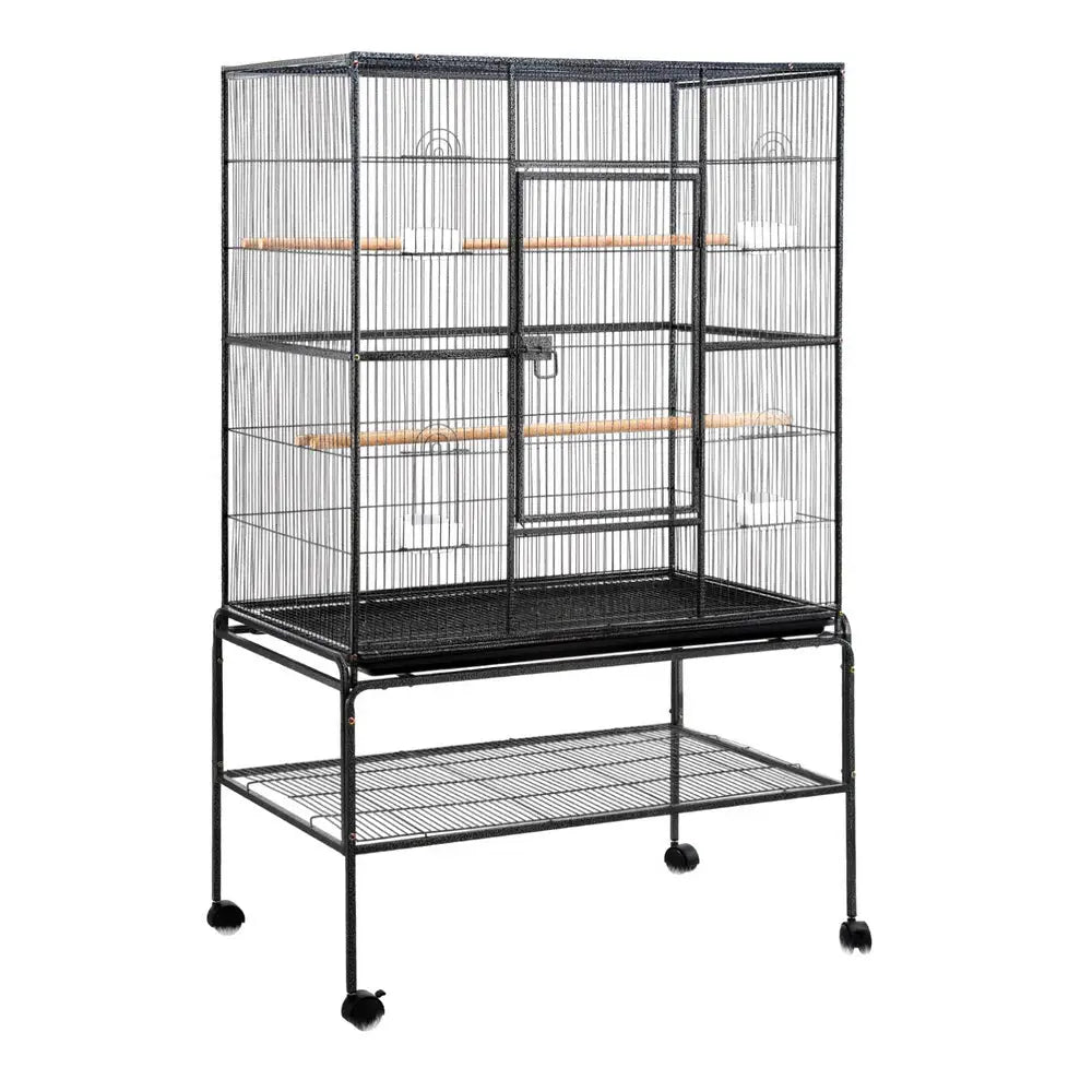 i.Pet Bird Cage Large Cages 160cm Parrot Aviary Stand-Alone Budgie Wheels Castor - Pet Care > Bird > Bird Cages & Stands