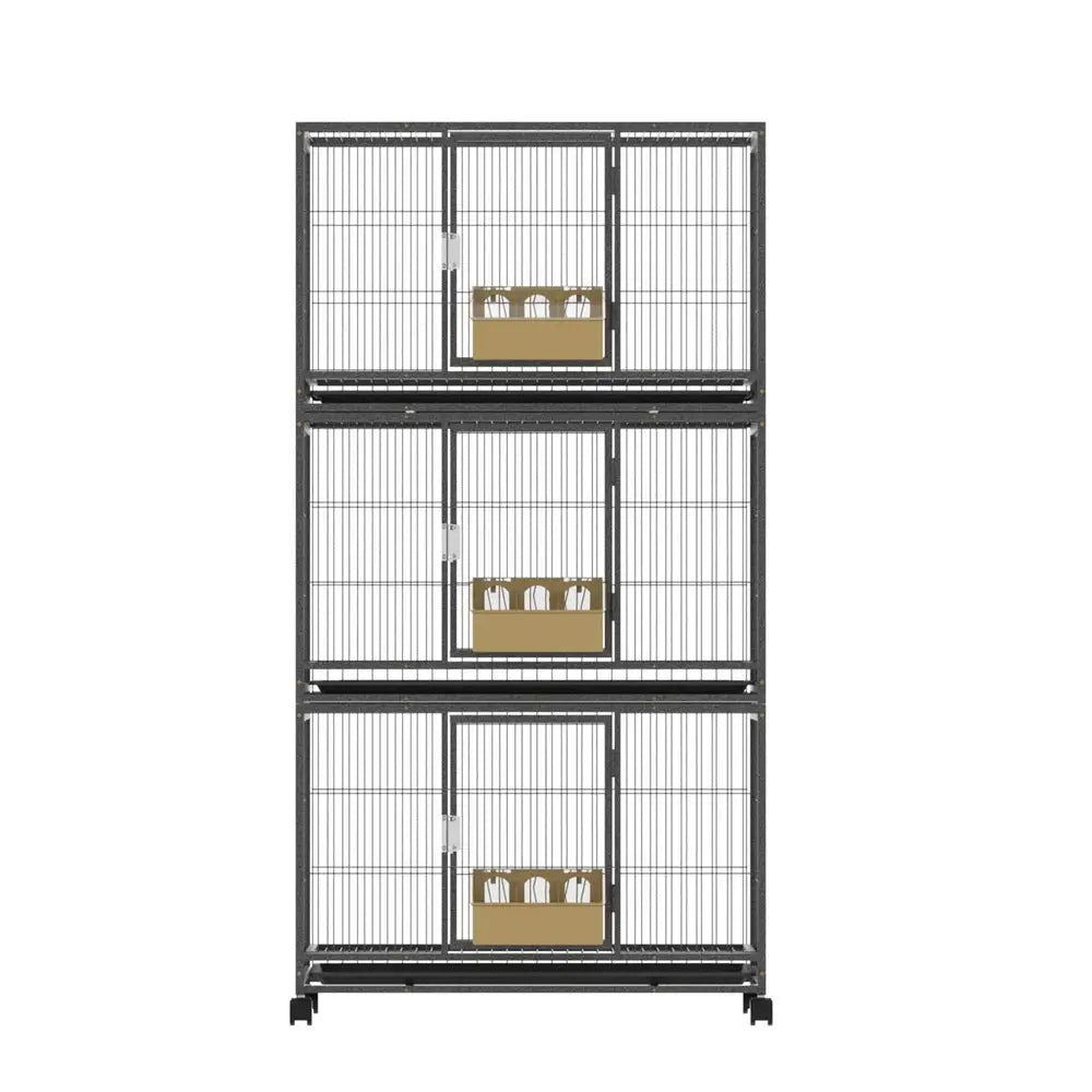 i.Pet Bird Cage Large Bird Cages Aviary Budgie Perch Cage Parrot Pet Stand Wheels - Pet Care > Bird > Bird Cages &