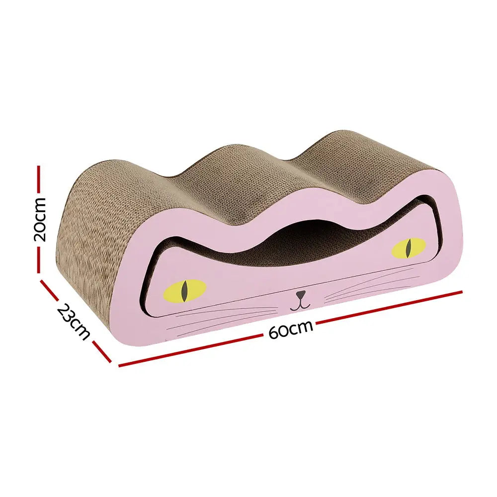 i.Pet Cat Scratching Board Scratcher Cardboard Kitten Indoor Climbing Pad Catnip - Pet Care > Cat Supplies > Cat