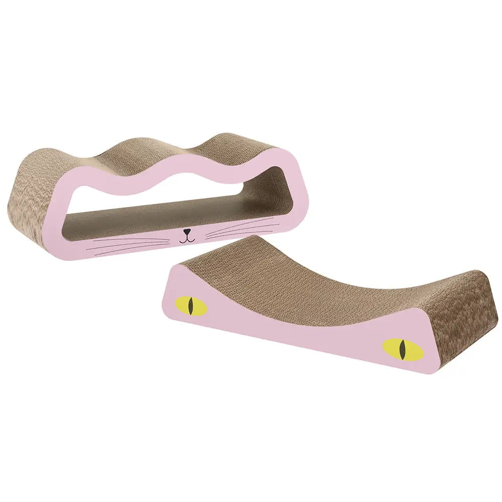 i.Pet Cat Scratching Board Scratcher Cardboard Kitten Indoor Climbing Pad Catnip - Pet Care > Cat Supplies > Cat