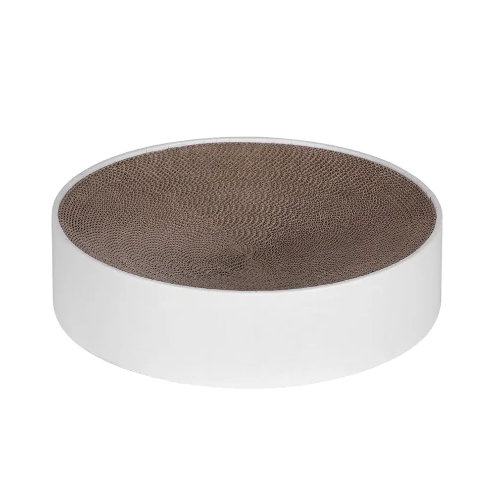 i.Pet Cat Scratching Board Scratcher Cardboard Kitten Indoor Round Bed Catnip - Pet Care > Cat Supplies > Cat Scratchers
