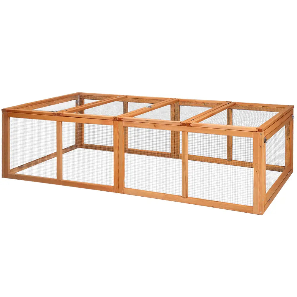 i.Pet Chicken Coop Rabbit Hutch 180cm Extra Large Wooden Chicken House Run XL Hen Cage - Pet Care > Coops & Hutches >