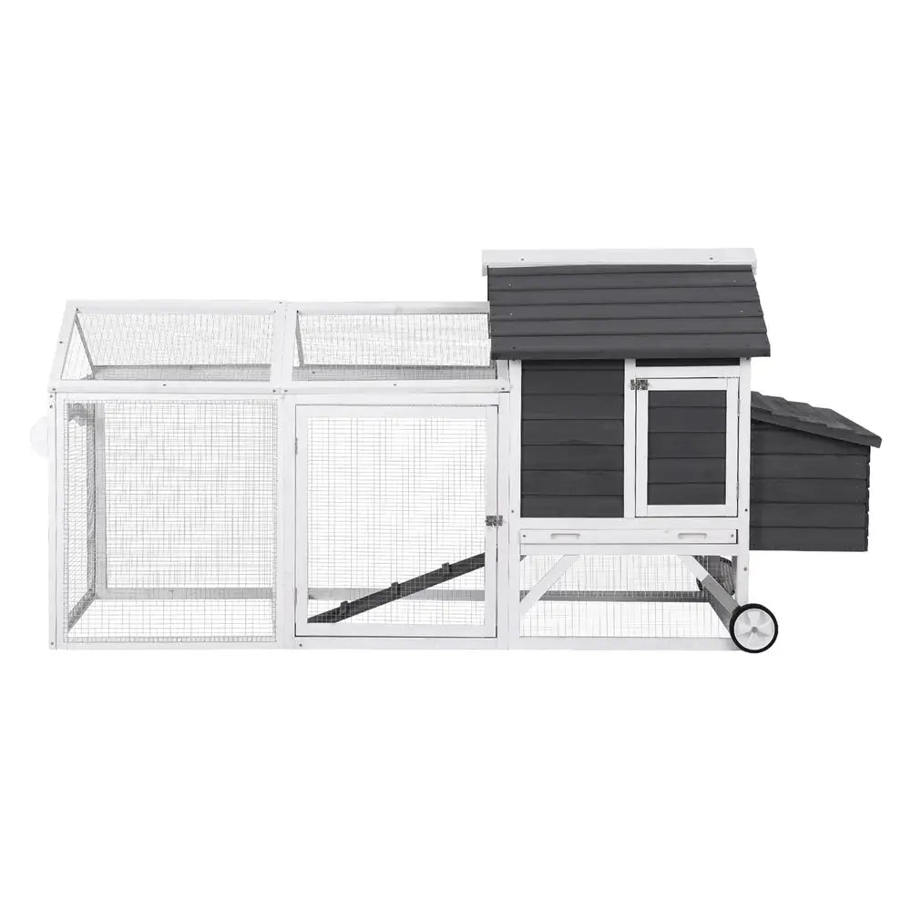i.Pet Chicken Coop Rabbit Hutch Extra Large Wooden Run Bunny Cage House Outdoor - Pet Care > Coops & Hutches > Small
