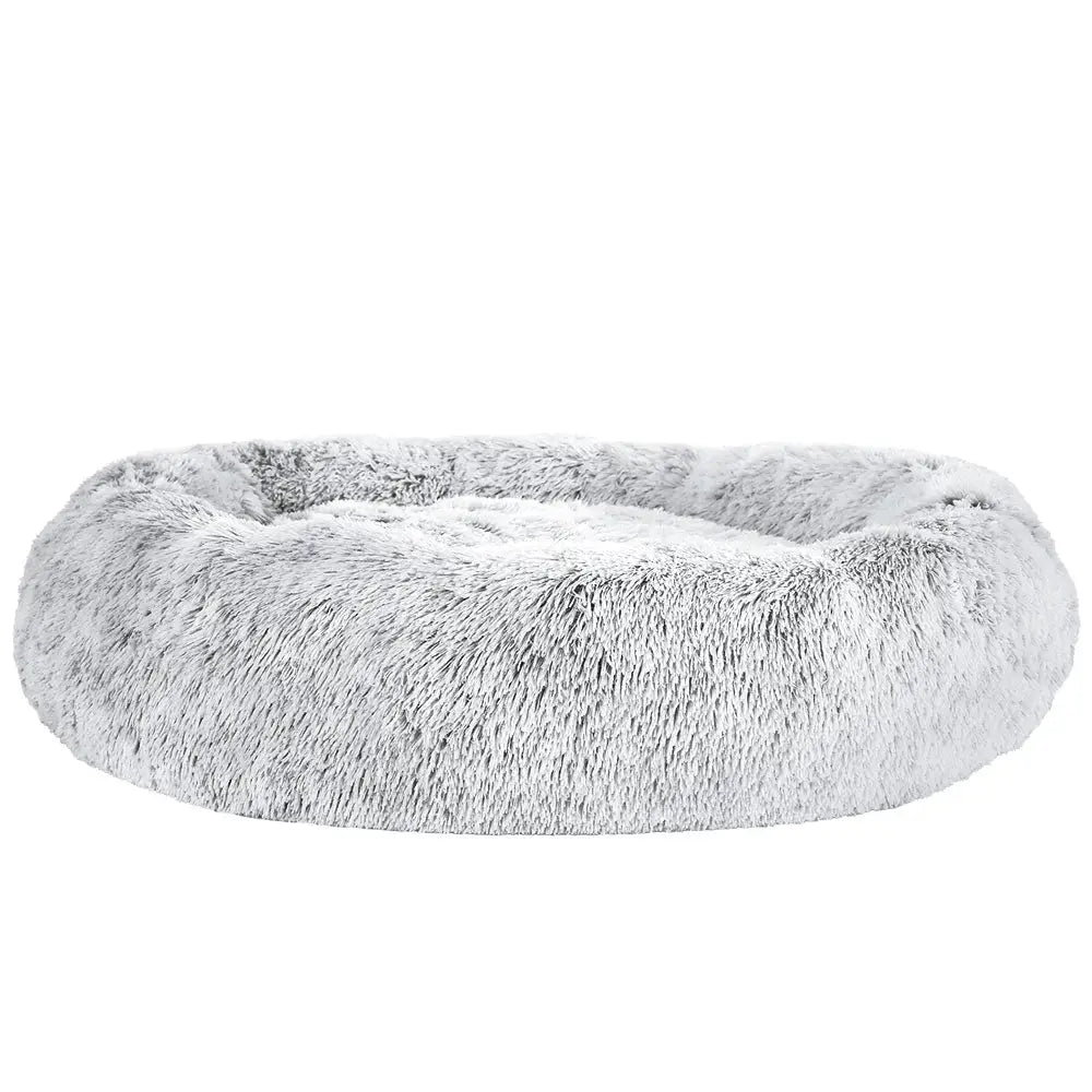 i.Pet Pet Bed Dog Cat 110cm Calming Extra Large Soft Plush Light Charcoal - Pet Care > Dog Supplies > Dog Beds
