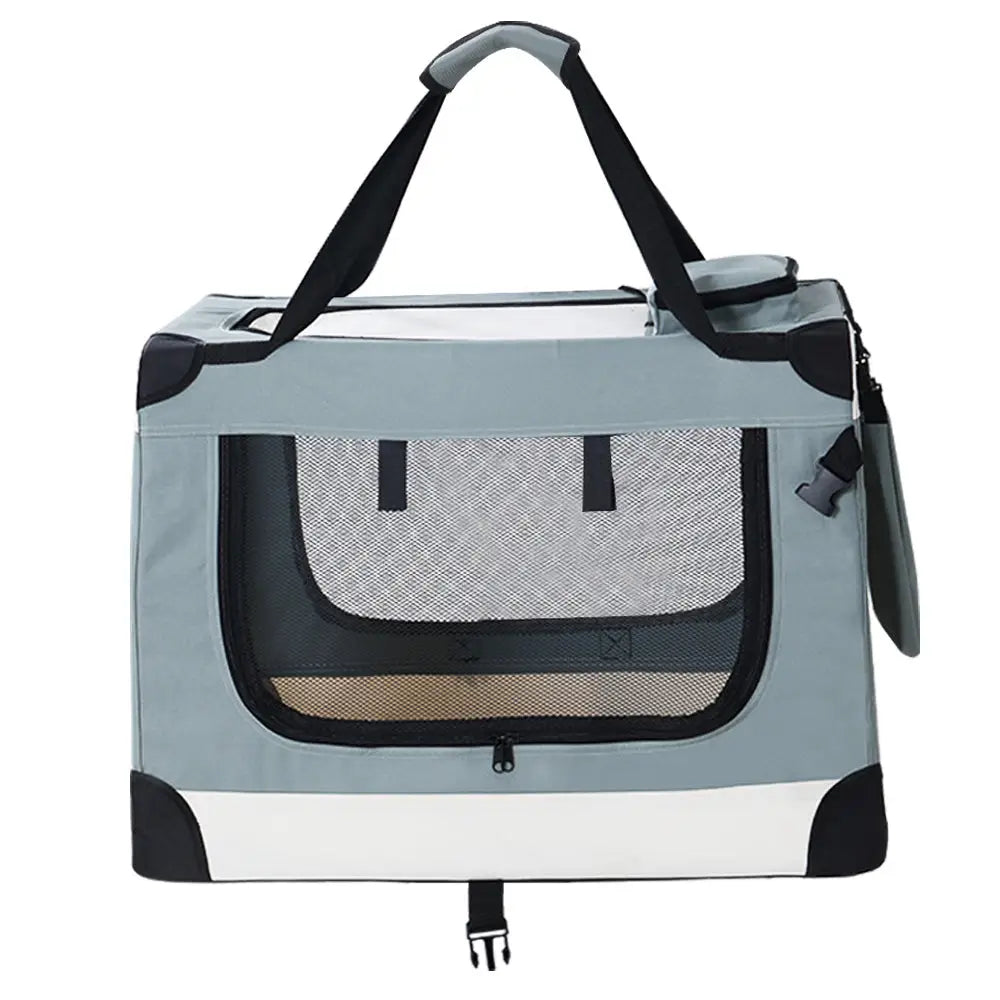 i.Pet Pet Carrier Soft Crate Dog Cat Travel 90x61CM Portable Foldable Car 2XL - Pet Care > Cat Supplies > Cat Carriers