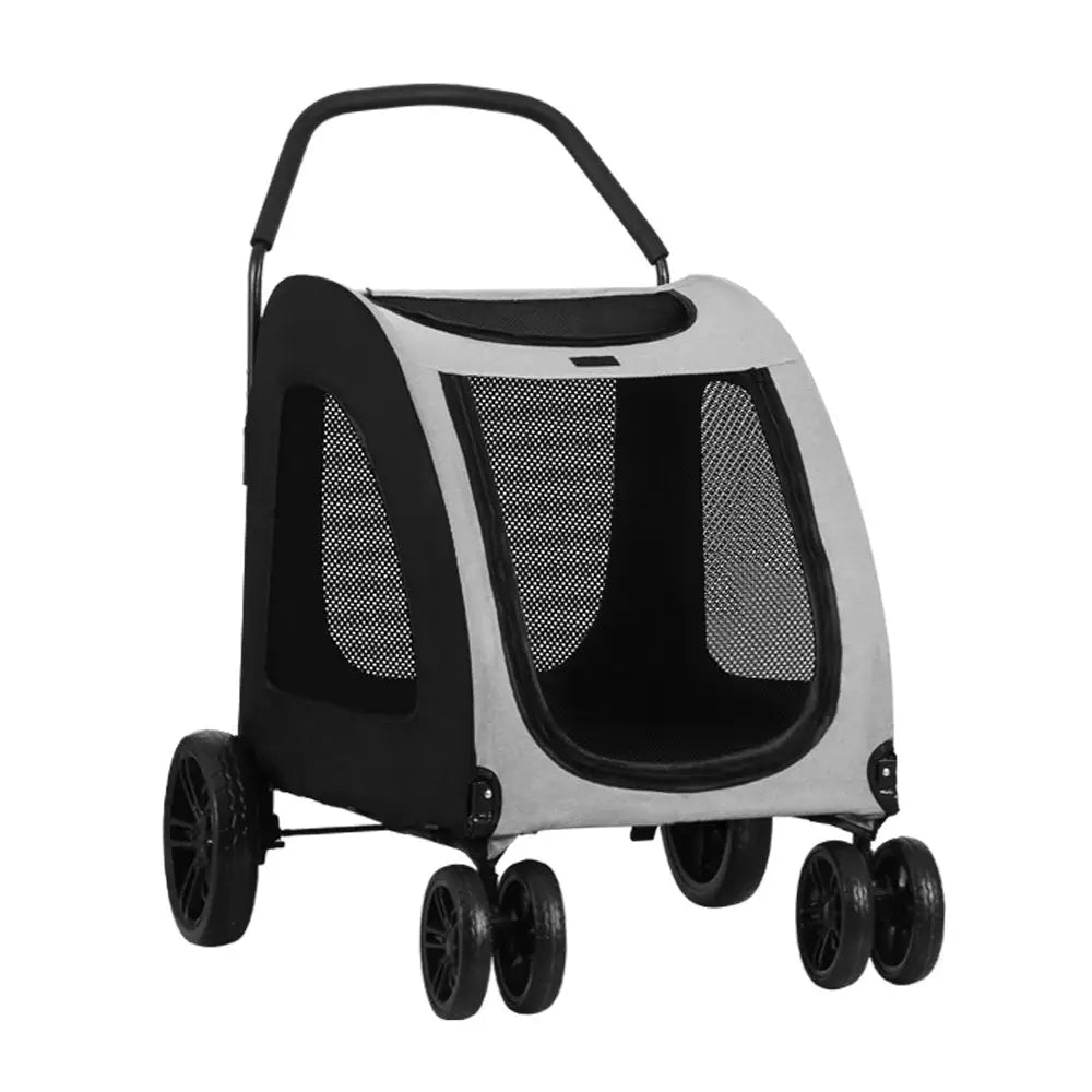 i.Pet Pet Stroller Dog Pram Large Carrier Cat Travel Foldable Strollers 4 Wheels Trolley - Pet Care > Cat Supplies >