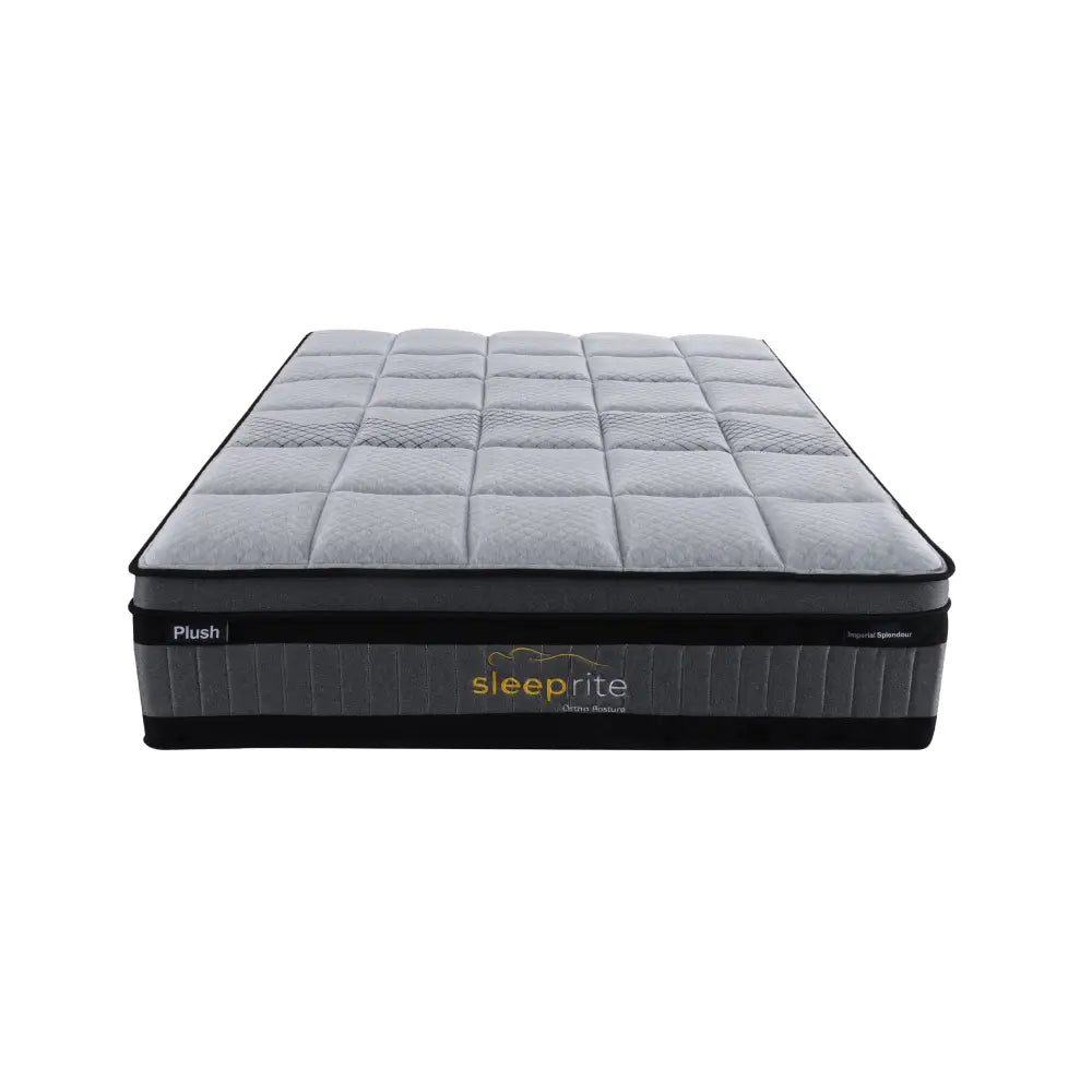 Imperial Slendour Plush Mattress 30cm Premium Top 7 Zones Pocket Spring - Double - Furniture > Mattresses