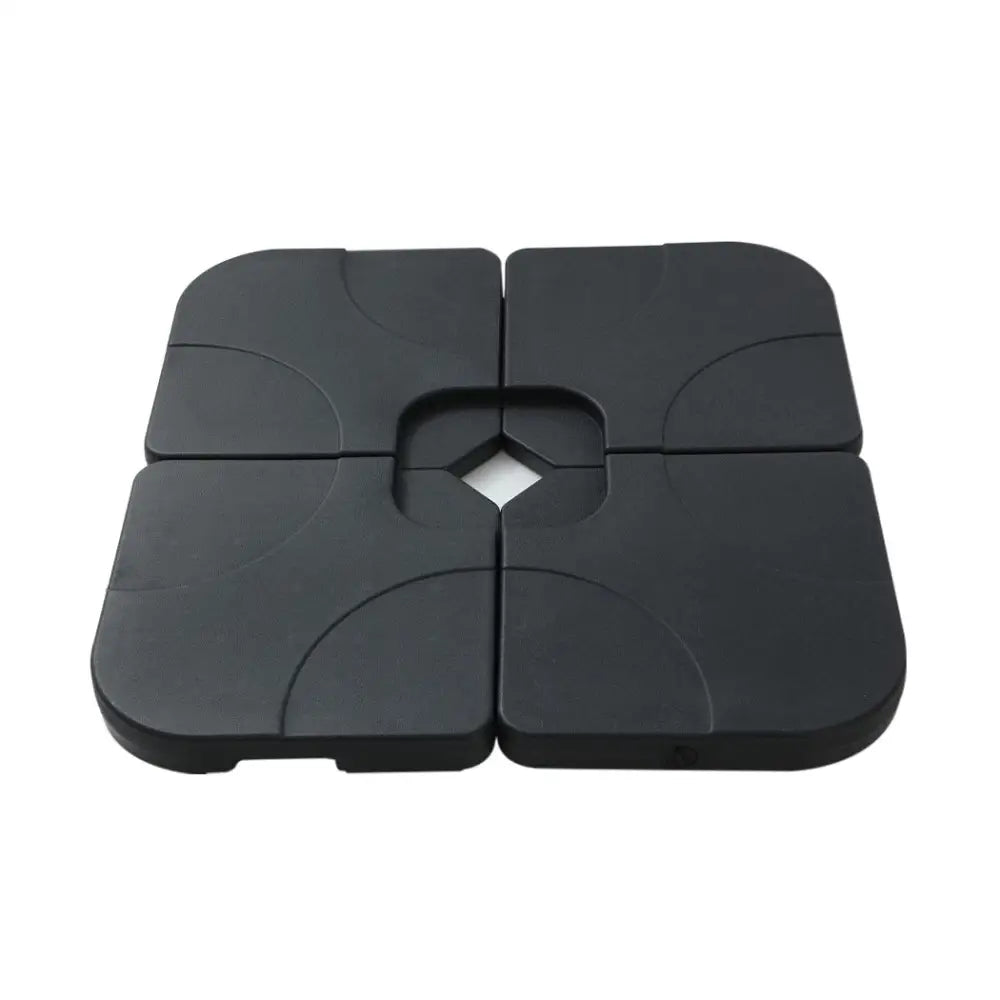 Instahut 3m Outdoor Umbrella w/Base Cantilever Beach Roma 360 Degree Tilt Beige - Home & Garden > Shading > Umbrellas &