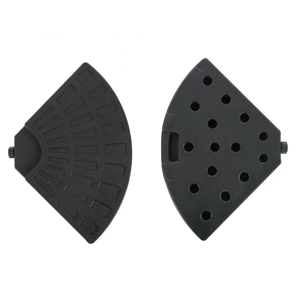 Instahut 48cm Outdoor Umbrella Base Stand 4 Plates Pod Cantilever - Home & Garden > Shading > Umbrellas & Sunshades