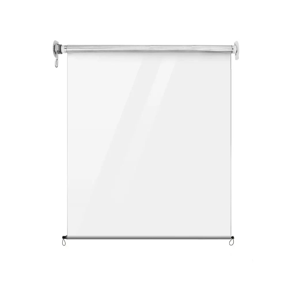 Instahut Outdoor Blinds Transparent Roll Down Awning Window Shade 1.3X2.4M - Home & Garden > Shading