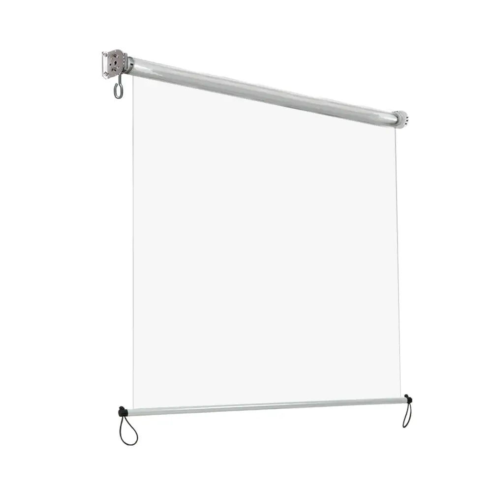 Instahut Outdoor Blinds Transparent Roll Down Awning Window Shade 1.5X2.4M - Home & Garden > Shading
