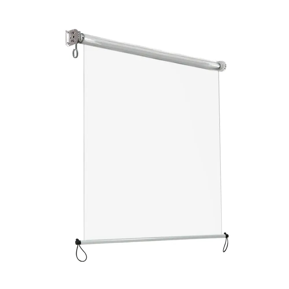 Instahut Outdoor Blinds Transparent Roll Down Awning Window Shade 1.3X2.4M - Home & Garden > Shading