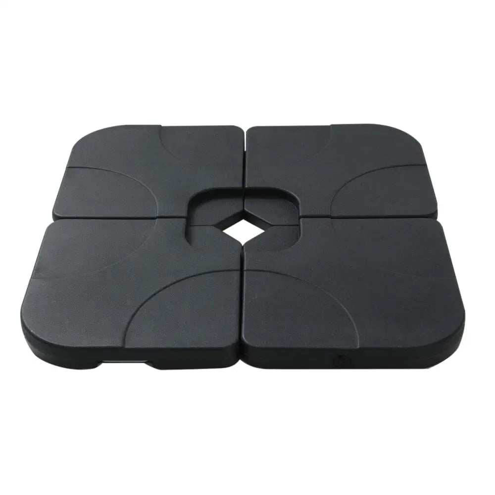 Instahut Outdoor Umbrella Base 50cm 4 Plates Stand Pod Cantilever - Home & Garden > Shading > Umbrellas & Sunshades