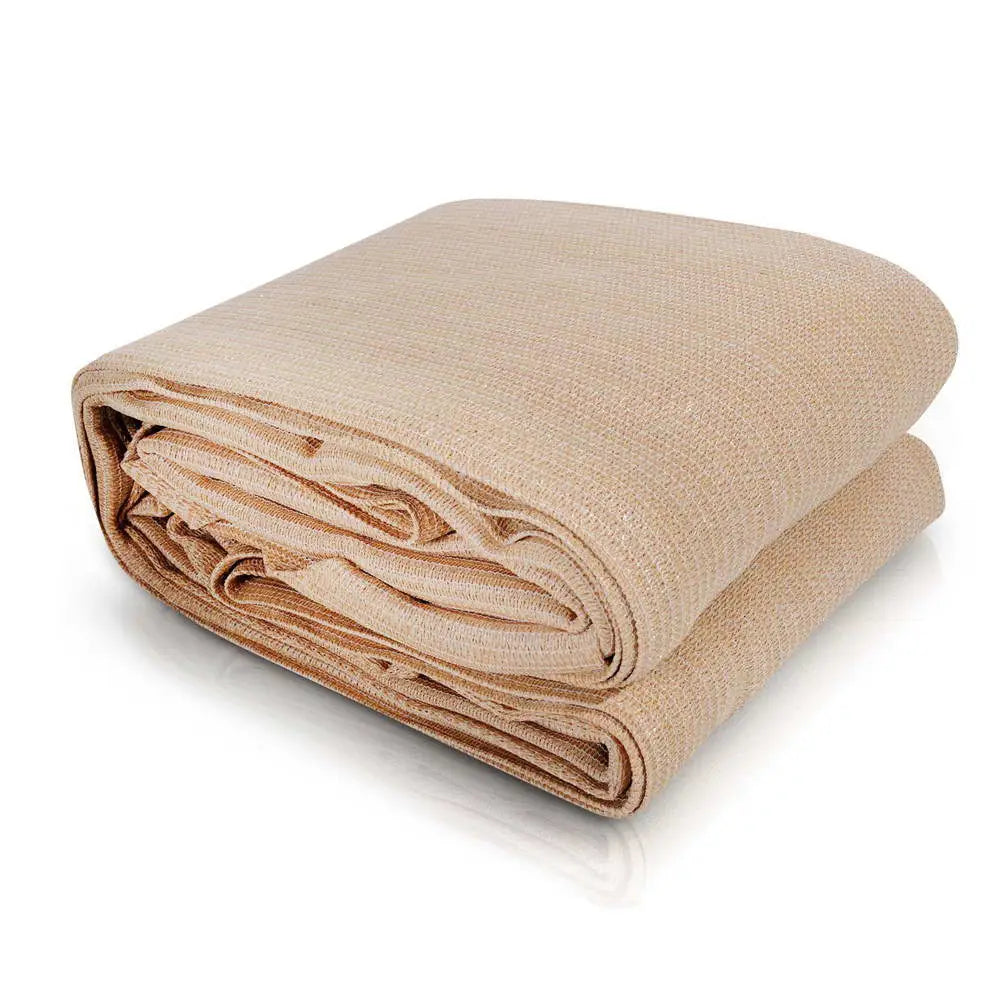Instahut Shade Sail 2.5x3m Rectangle 280GSM 98% Sand Shade Cloth - Home & Garden > Shading