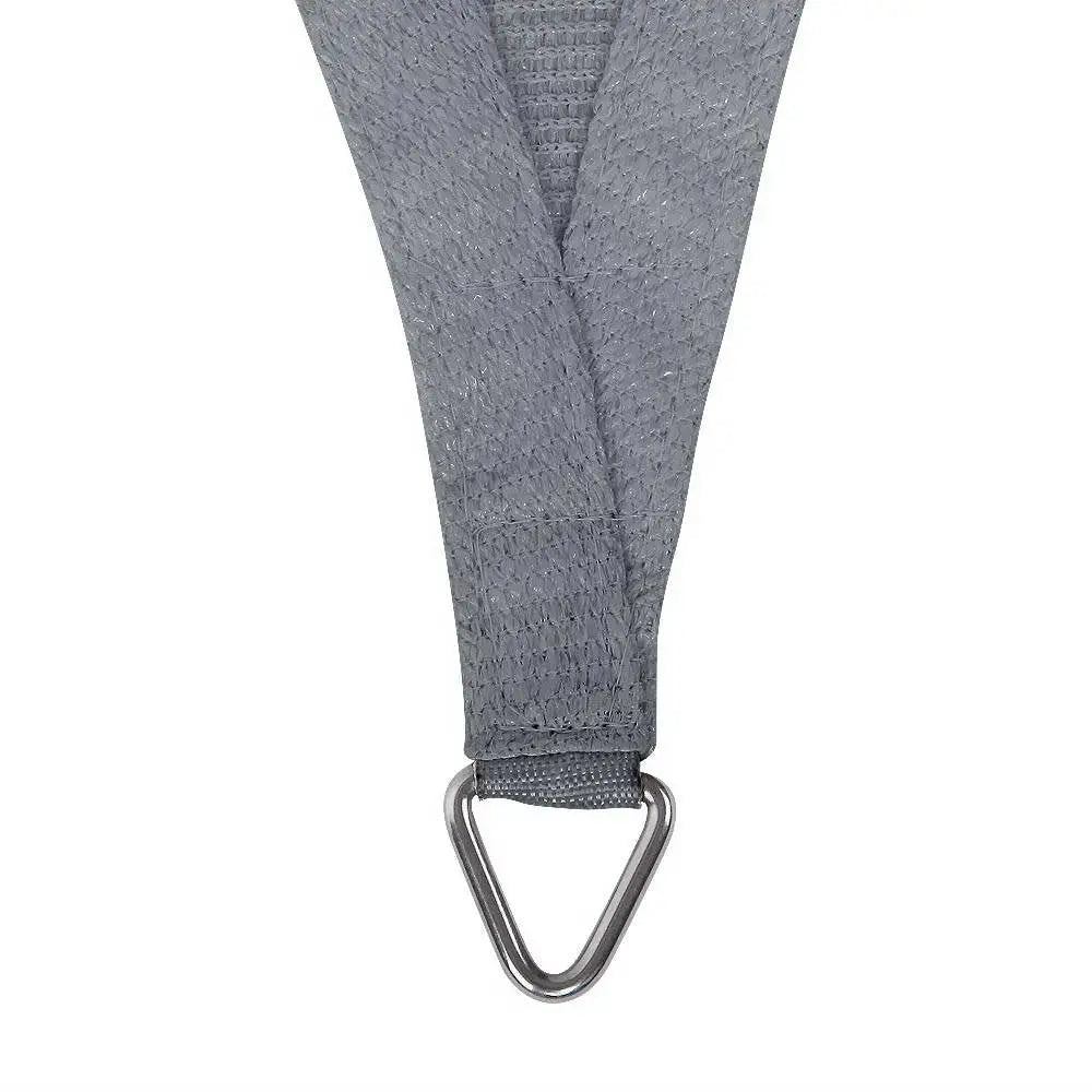 Instahut Shade Sail 4x5m Rectangle 280GSM 98% Grey Shade Cloth - Home & Garden > Shading