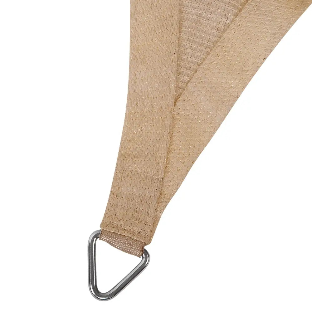Instahut Shade Sail 4x5m Rectangle 280GSM 98% Sand Shade Cloth - Home & Garden > Shading
