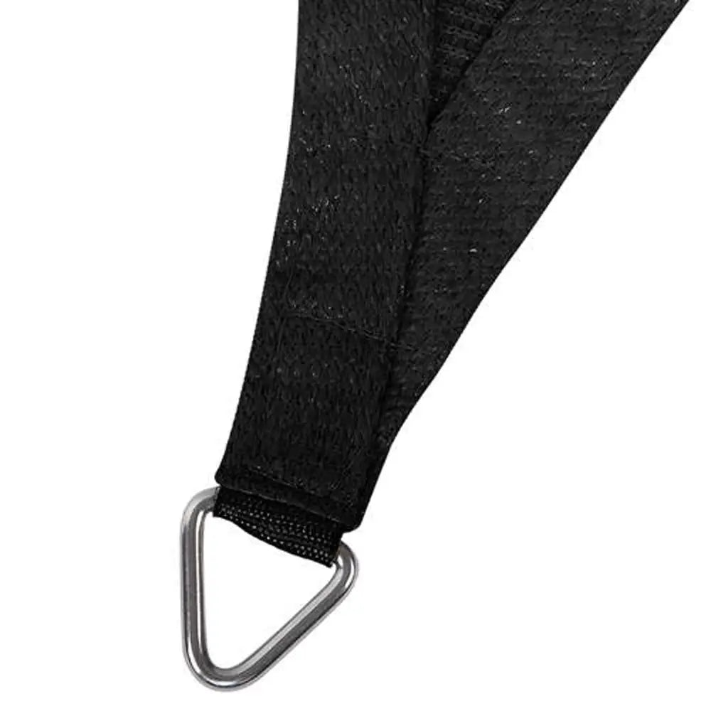 Instahut Shade Sail 5x7m Rectangle 280GSM 98% Black Shade Cloth - Home & Garden > Shading