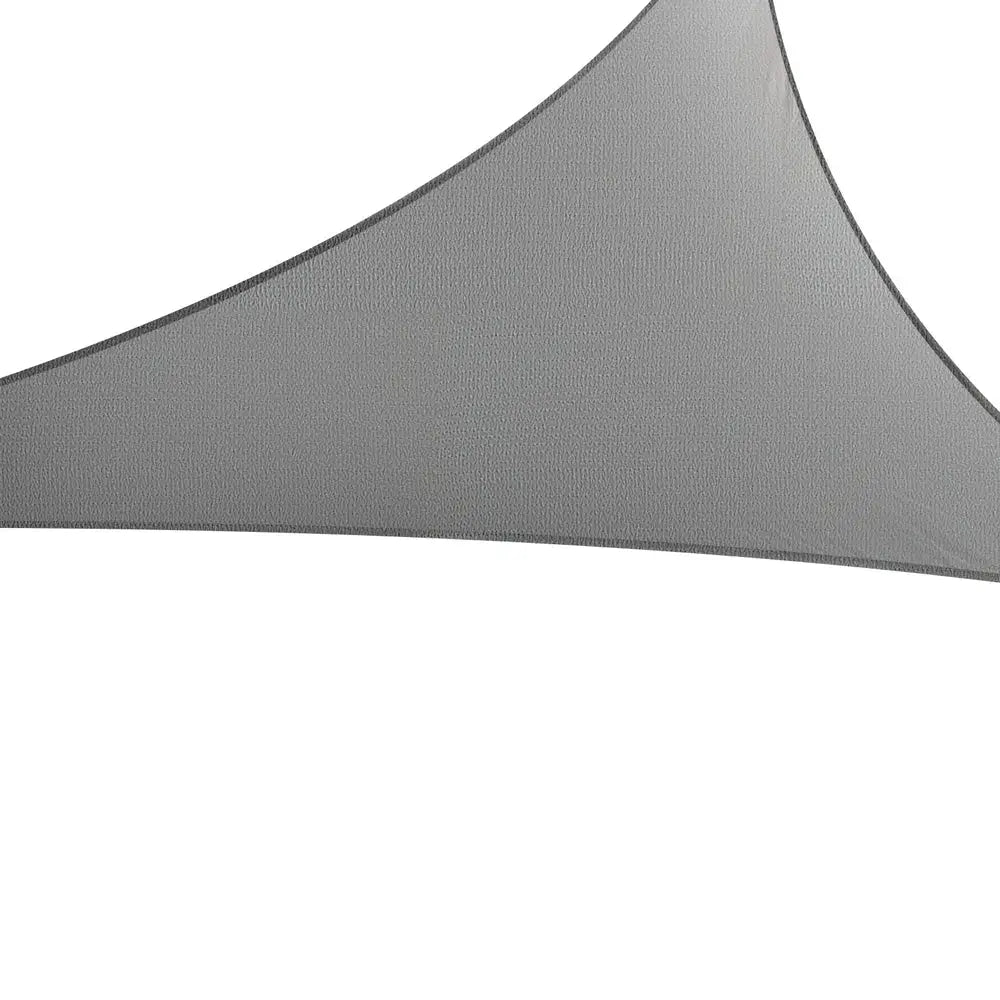 Instahut Shade Sail Cloth Shadecloth Canopy Triangle 280gsm 5x5x7.1m - Home & Garden > Shading > Umbrellas & Sunshades
