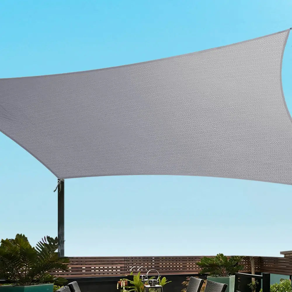 Instahut Waterproof Shade Sail Shade cloth Rectangle Canopy 3x5m - Home & Garden > Shading > Umbrellas & Sunshades