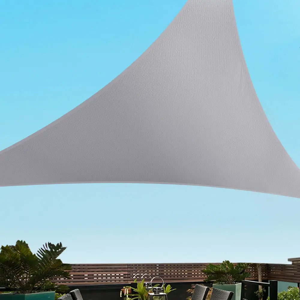 Instahut Waterproof Shade Sail Shade cloth Triangle Canopy 4x4x4m - Home & Garden > Shading > Umbrellas & Sunshades
