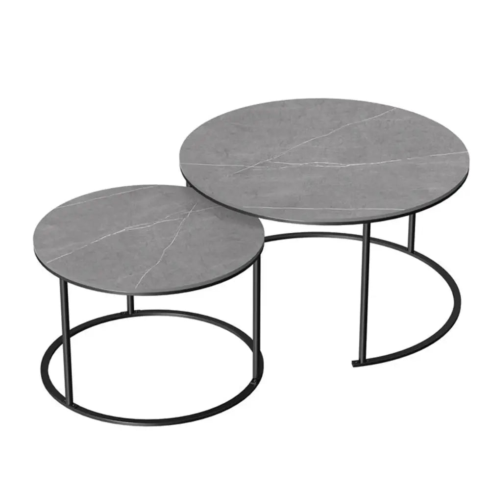 Interior Ave - Executive Stone Nested Coffee Table Set - Furniture > Living Room > Coffee Tables