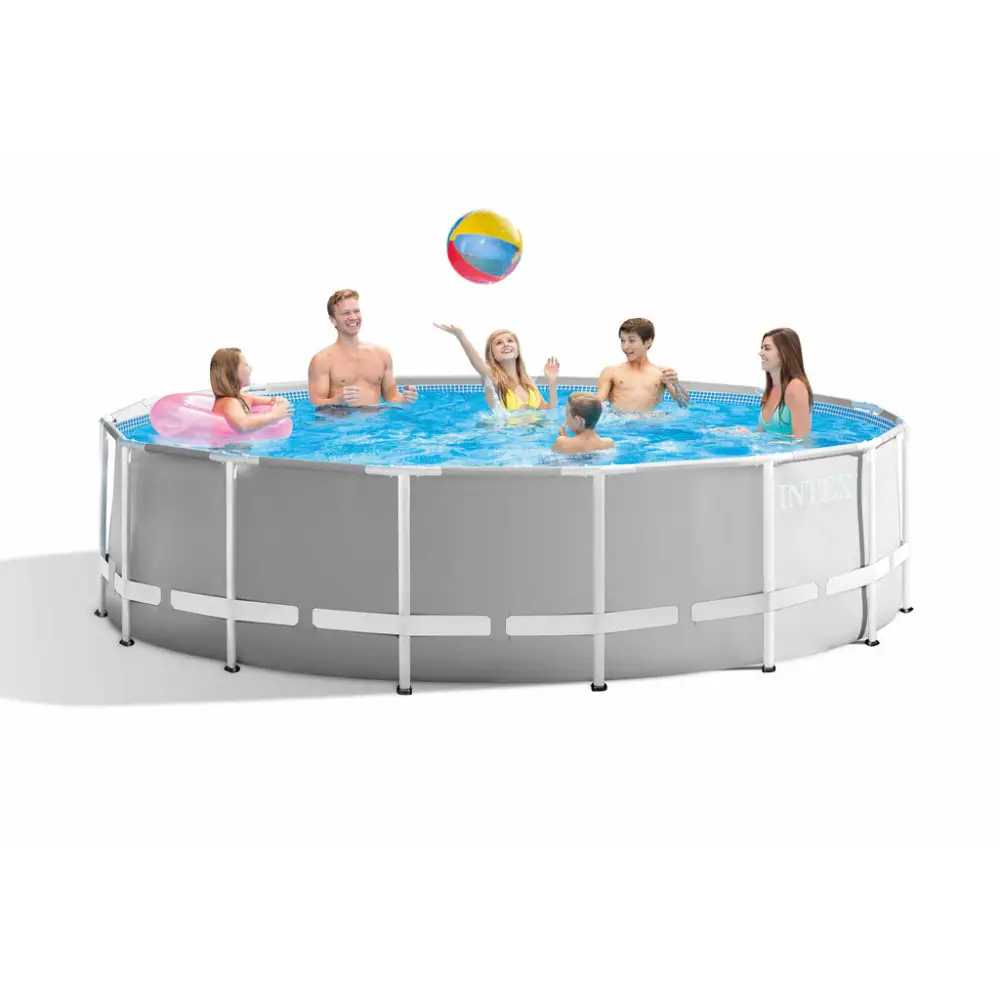 INTEX 4.57M X 1.22M PRISM FRAME PREMIUM POOL SET - Home & Garden > Pool & Accessories > Swimming Pools
