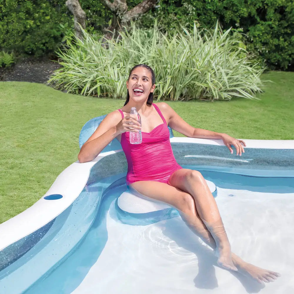 Intex Swim Center Square Inflatable Lounge Pool - Home & Garden > Pool & Accessories > Pool Toys & Inflatables